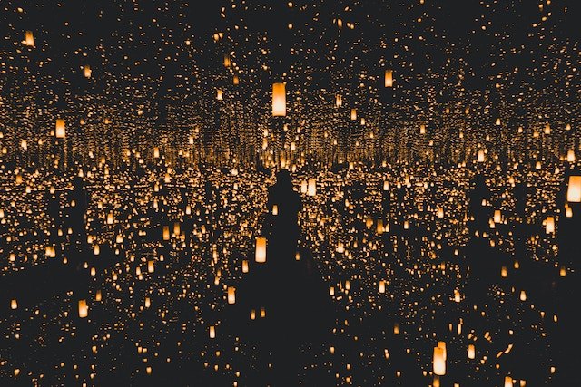 three line tales week 92: shadow people in a see of reddish light