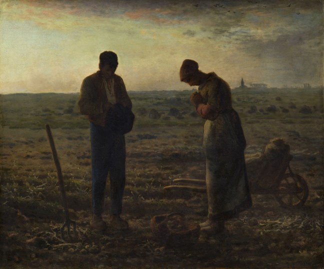Jean-Francois Millet - The Angelus (1857-1859)
