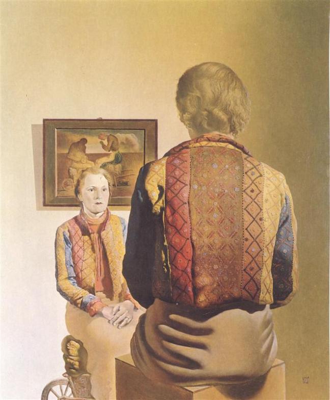 Salvador Dali - The Angelus of Gala (1935)