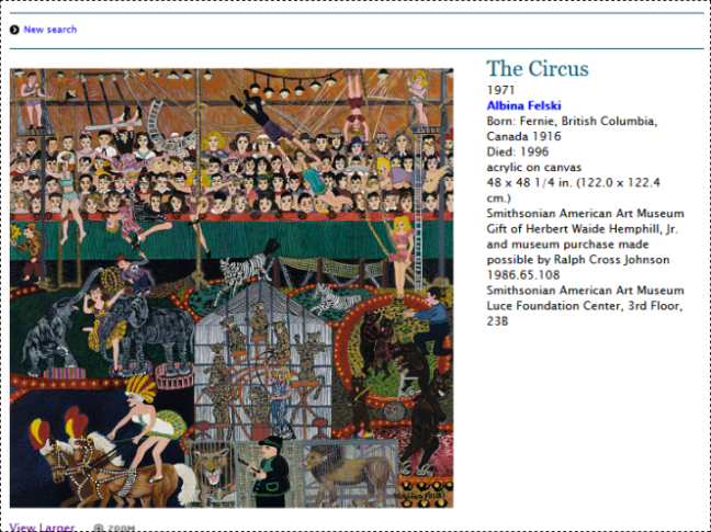 the circus by Albina Felski